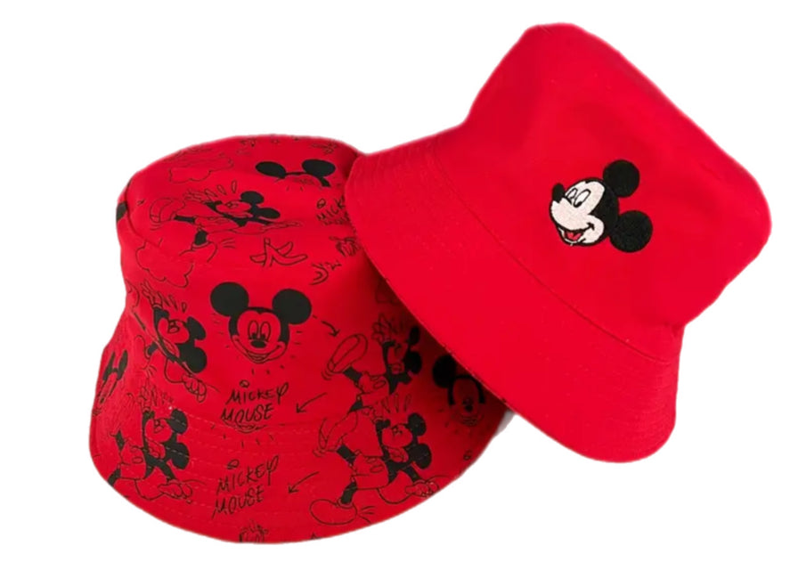 Red Mickey Bucket Hat
