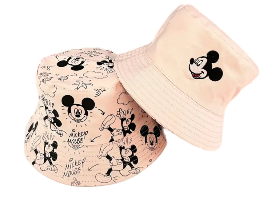 Peach Mickey Bucket Hat