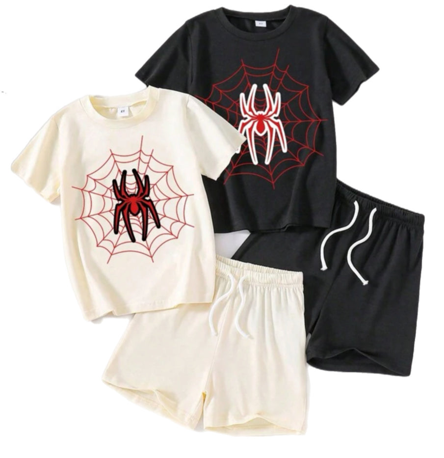 White spider boy outfit